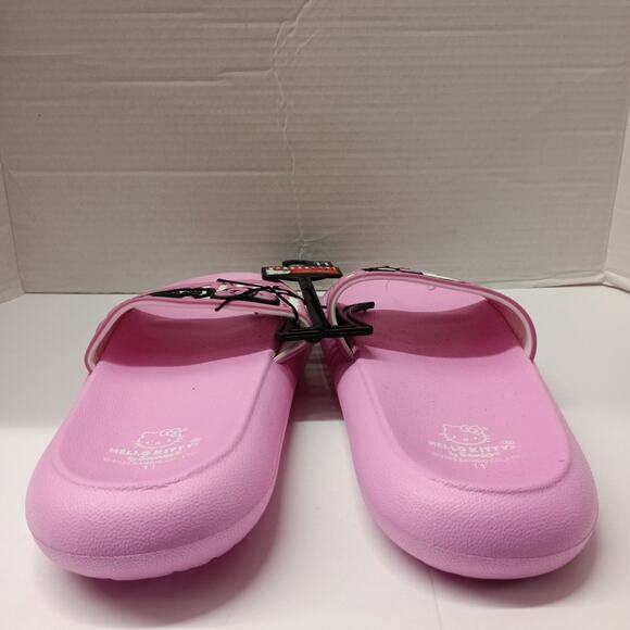 Hello Kitty Womens Pink Slip-on Slides Sandals Shoes Size 11 - Picture 3 of 5